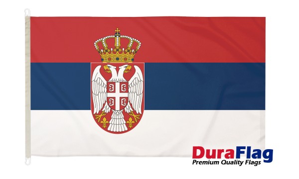 DuraFlag® Serbia Crest Premium Quality Flag